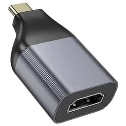 Адаптер перехідник Hoco UA33 Type-C to HDTV metal grey - мініатюра 4