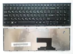 Клавіатура для ноутбуків Sony Vaio VPC-EE Series клавіатура чорна з чорною рамкою