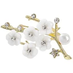 Брошь Цветы сливы белые (49469258)