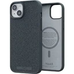 Чохол-накладка Njord Fabric MagSafe Case Dark Grey для iPhone 15 Plus (NA52FA09)