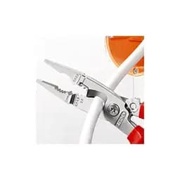 Кліщі багатофункціональні для електромонтажних робіт, 200мм KNIPEX 13 71 8, фосфатовані - мініатюра 6