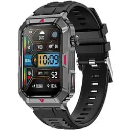 Умные часы Lemfo CF26 с измерением давления и кислорода Черный