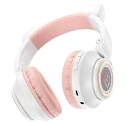 Наушники Bluetooth Borofone BO18 CAT Ear белый