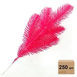 Гілка хвойна лита Hvoya Blush Pink рожева 33 см 250 шт.