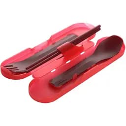 Набір столових приборів Humangear GoBites Quattro Red