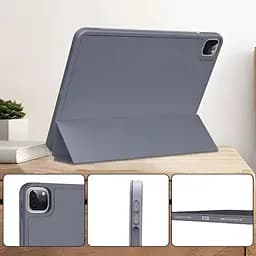 Чохол-книжка BeCover Tri Fold Soft TPU з кріпленням Apple Pencil для Apple iPad Pro 11 2020/2021/2022 Purple (711114) - мініатюра 8