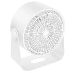 Настільний вентилятор Hoco HX66 desktop circulating fan 3000 mAh White - мініатюра 6