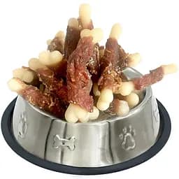 Кальциевая кость Lucky star в обертке из утиного вяленого мяса в тубе 500 г