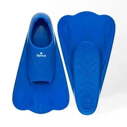 Короткі ласти для тренування в басейні Renvo Criz із закритою п'ятою синій розмір 33-35 (SF120-04 33-35)