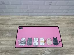 Великий килимок для мишки WorkPlaceShop ART Котики 600 x 300 мм