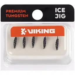 Мормишка вольфрамова Viking Fishing Shrimp 0.33g 7mm Black (5шт) - мініатюра 2