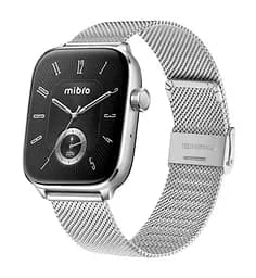 Mibro Смарт-часи Fit 44мм, 1.75", 390x450, AMOLED, BT 5.3, GPS, 2 ATM, сріблястий