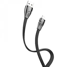 USB Cable Hoco U57 Twisting Lightning Black 1.2m