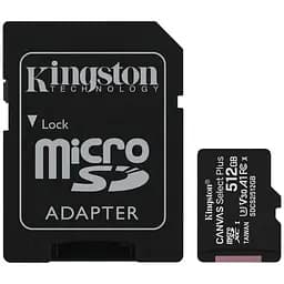Карта памяти Kingston microSDXC Canvas Select Plus 512GB Class 10 UHS-1 + SD адаптер (SDCS2/512GB) [67352]