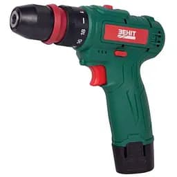 Шуруповерт-дрель аккумуляторный Zenit США-12/15 S1 DFR 12В 1х1.5 А/ч 18 Нм 350·1350 об/мин 0.95 кг