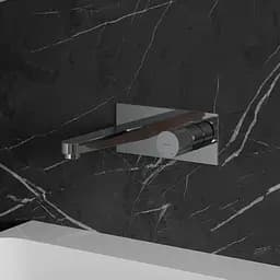 Змішувач для умивальника прихованого монтажу Omnires Contour – хром (CT8015CR) - мініатюра 4