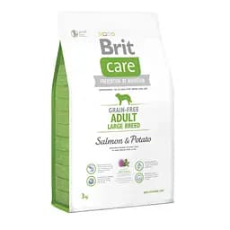 Сухий корм для собак Brit Care GF Adult Large Breed Salmon & Potato 3 кг (вагою від 25 до 45 кг)