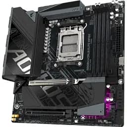 Материнська плата AM5 Gigabyte B850M AORUS ELITE WIFI6E, B850, 4xDDR5, Int.Video (CPU), 4xSATA3, 2xM.2, 1xPCI-E 5.0 x16, 1xPCI-E 3.0 x16, Realtek 7.1, Realtek 2.5GbE, WiFi 6E, Bluetooth 5.3, 10xUSB 3.2 / 8xUSB 2.0, HDMI/DP, MicroATX - мініатюра 3