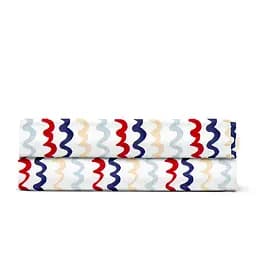 Дитяче простирадло Cosas Wavy Lines CS1 110х160 червоне (WavyLinesRedBlue_110x160)