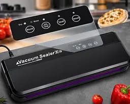 Вакууматор для їжі Vacuum Sealer X GY-F973 / Вакуумний пакувальник 110 W 60 кПа + пакети - мініатюра 3
