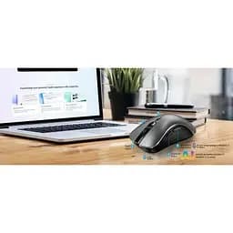 Комп'ютерна мишка Genius Ergo 8100S AI Silent Wireless Grey (31030040404) - мініатюра 7