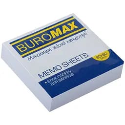 Блок паперу для нотаток Buromax Jobmax проклеєний 80х80х20 мм білий (BM.2206)