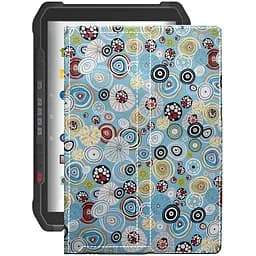 Чехол StatusCASE из экокожи для планшета Speedata SD100 Orion Круги-цветные