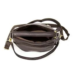 Жіноча шкіряна сумка коричнева Riche NM20-W1195C - мініатюра 6