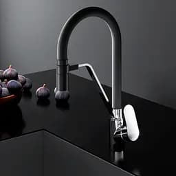 Змішувач для кухні на дві води Am.Pm Like black F8007802 Чорний матовий - мініатюра 2