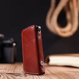 Зручна шкіряна ключниця Grande Pelle 11392 коричневий - мініатюра 7
