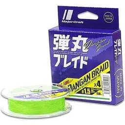 Шнур Major Craft Dangan Braid X8 200 m салат. #1.0/0.13 mm 20lb/8.4 kg (1013-772.73.47)