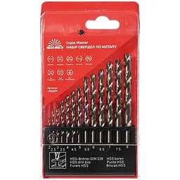 Набор сверл Vitals Master HSS 4341 по металлу 2-8 мм 13 шт. (190297)