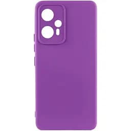 Чехол Lakshmi Full Camera Silicone Cover для Poco F5 / Redmi Note 12 Turbo Purple [92220]