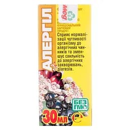 Аллергил фитоконцентрат от аллергии 30 мл