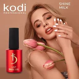 Базове покриття для гель-лаку Kodi Lint Base Gel Shine Milk 7 мл - мініатюра 2