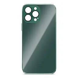 Чехол панель-накладка для Apple iPhone 13 Pro Max, Replica MagSafe, зеленый, противоударный защитный чехол с магнитным кольцом MagSafe, защита всего корпуса, TPU+PC, зеркальный, выступающий бортик вокруг экрана, ArmorStandart (ARM76192)