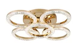 Люстра светодиодная акриловая Sirius 2723/4+1BG GD 65W x 2