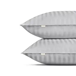 Комплект постільної білизни Cosas Silver Євро сатин сірий (StrSatin_09Silver_El160-Silver_200) - мініатюра 5