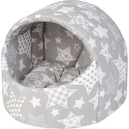 Лежак-будиночок для котів та собак Teremok Лукошко Д 101, №1, 32х36х30 см