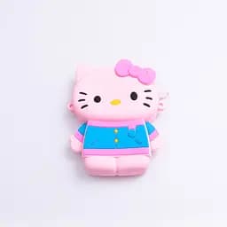 Дитяча сумочка Hello Kitty силіконова на блискавці 13*10*3 см, рожевий Yiwu HP-55-1P - мініатюра 2
