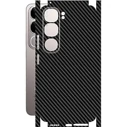 Захисна плівка StatusSKIN для Vivo Y200 Корпус Вініл Карбон чорний