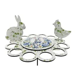 Великодня підставка біла на 12 яєць 