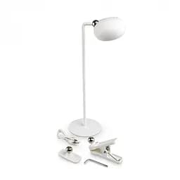 Настільна лампа Videx LED VLE-TF18W 3W 3000-5500K з акумулятором біла (VLE-TF18W) - мініатюра 2