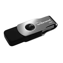USB флеш накопичувач Wibrand 64GB Lizard Black USB 3.2 Gen 1 (USB 3.0) (WI3.2/LI64P9B) - мініатюра 2