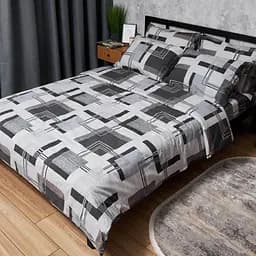 Комплект постельного белья Moon&Star Бязь Gold Люкс Modern Vision King Size 220x240 наволочки 4х70х70