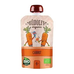 Пюре Rudolfs Морква органічне 90 г 4+