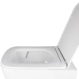 Унітаз підвісний Qtap Crow безобідковий з сідінням Soft-close QT05335171W, Білий - мініатюра 6