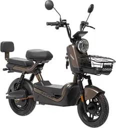Электроскутер Двухместный Corso Raven (800W; 60V/20Ah) Коричневый