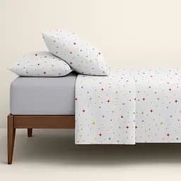Комплект постільної білизни Cosas Magic stars CS5 Сімейний червоний (MagicStars_El180x30-52Grey_160x2) - мініатюра 2