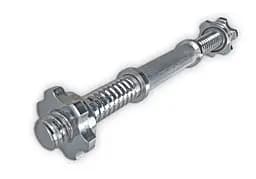 Гантельный гриф EasyFit 35 см Ø 28 мм хромированный (EF-8040)